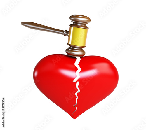 Tablou pe pânză dissolution of marriage