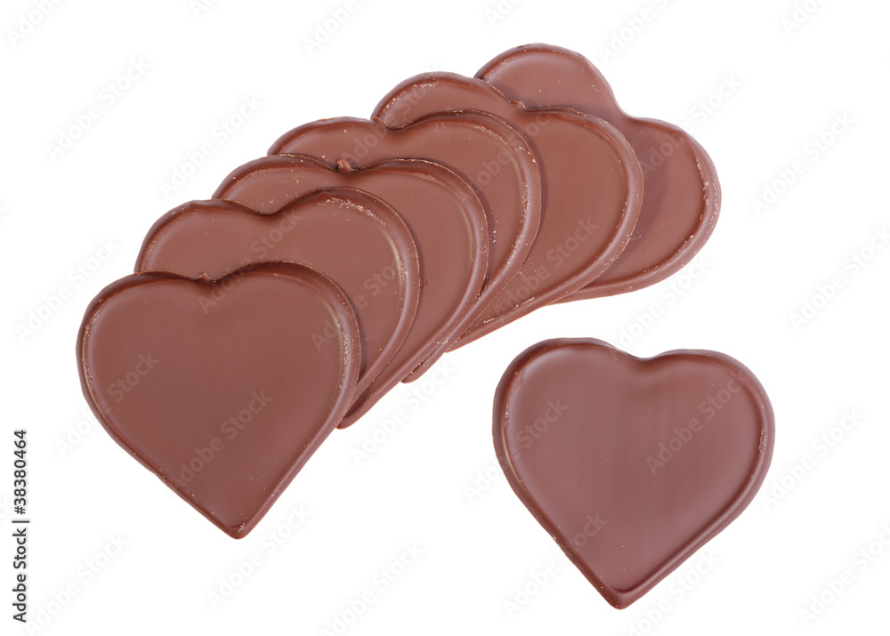 Heart shaped chocolate Heart shaped chocolate