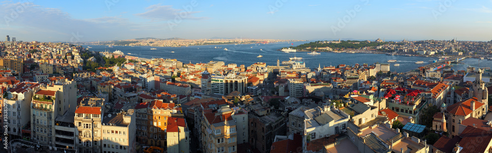 Istanbul Panorama from galata tower