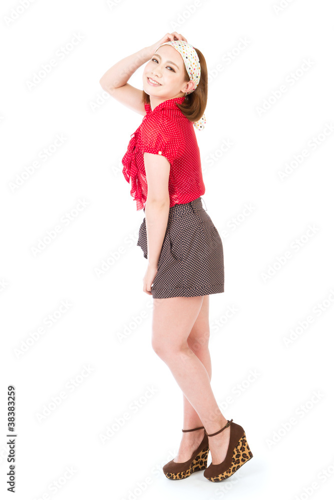 Fashionable and beautiful women Fashionable and beautiful women