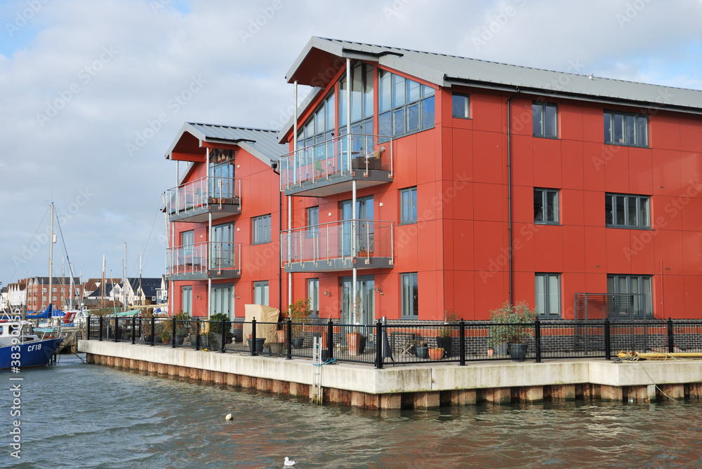 Naklejka premium riverside flats