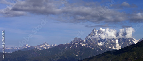 Panorama summer Mountain.