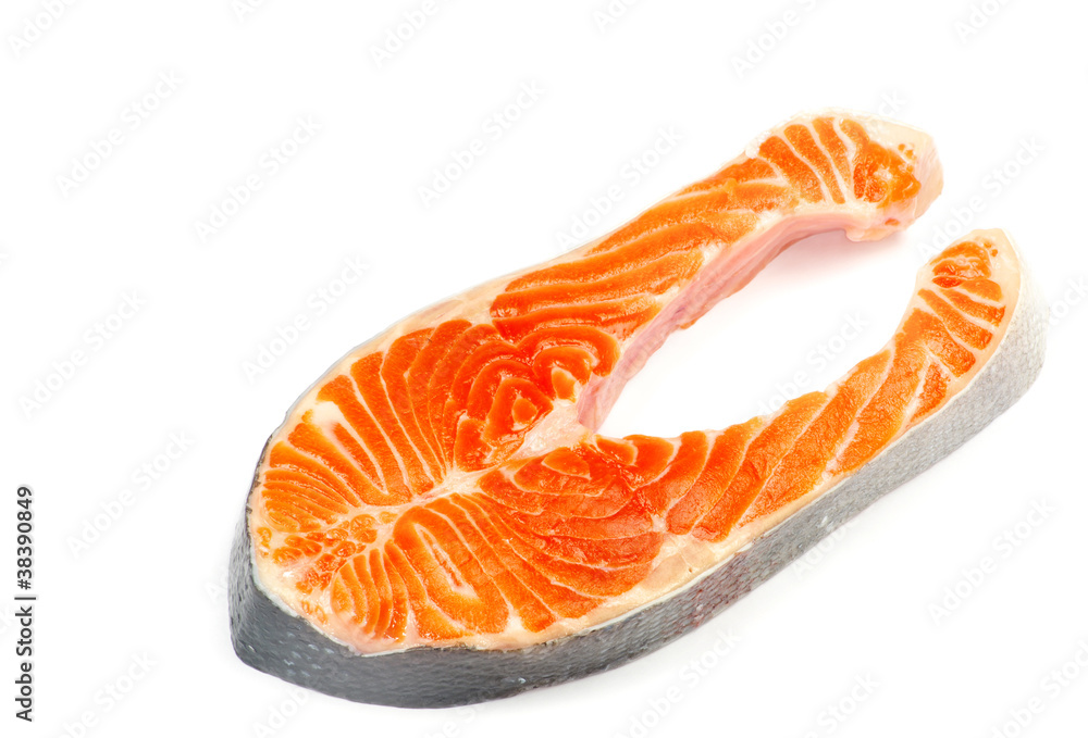 salmon steak salmon steak