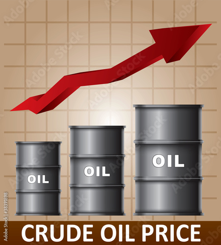 Crude oil price rise