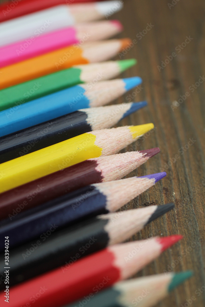 Colored pencils Colored pencils