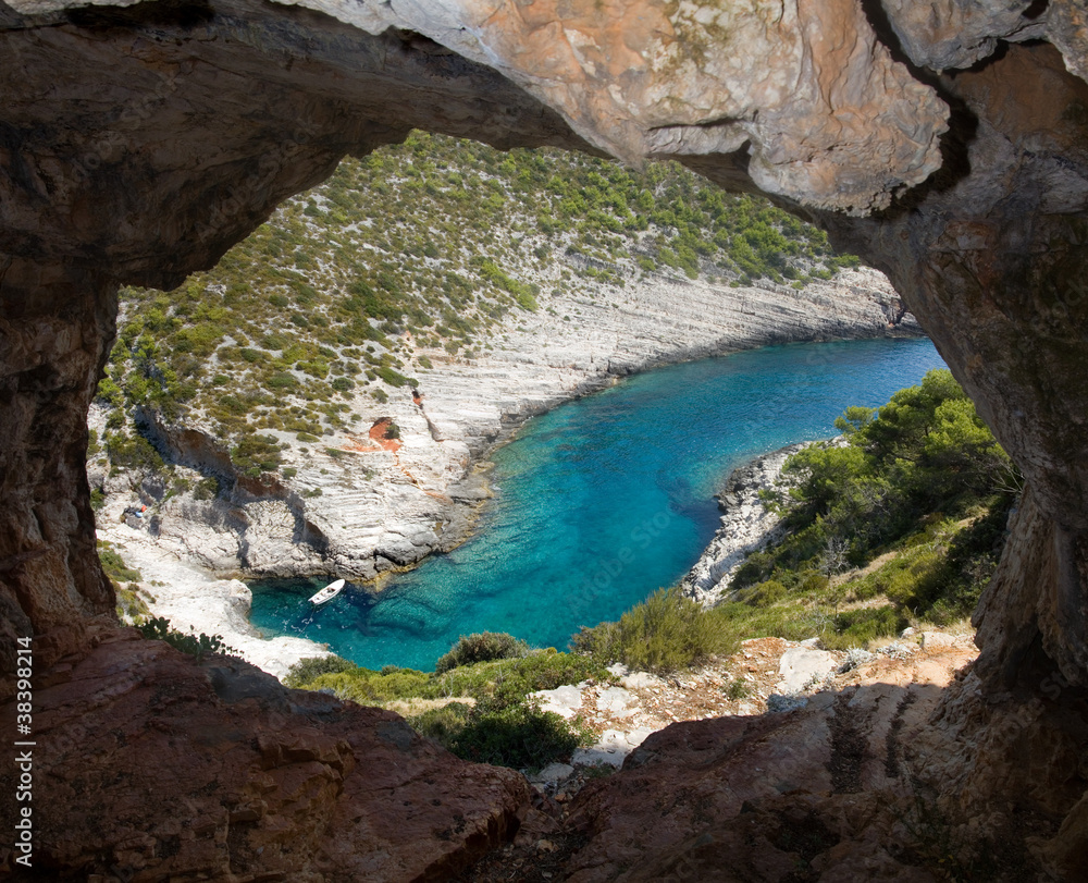 View from cave