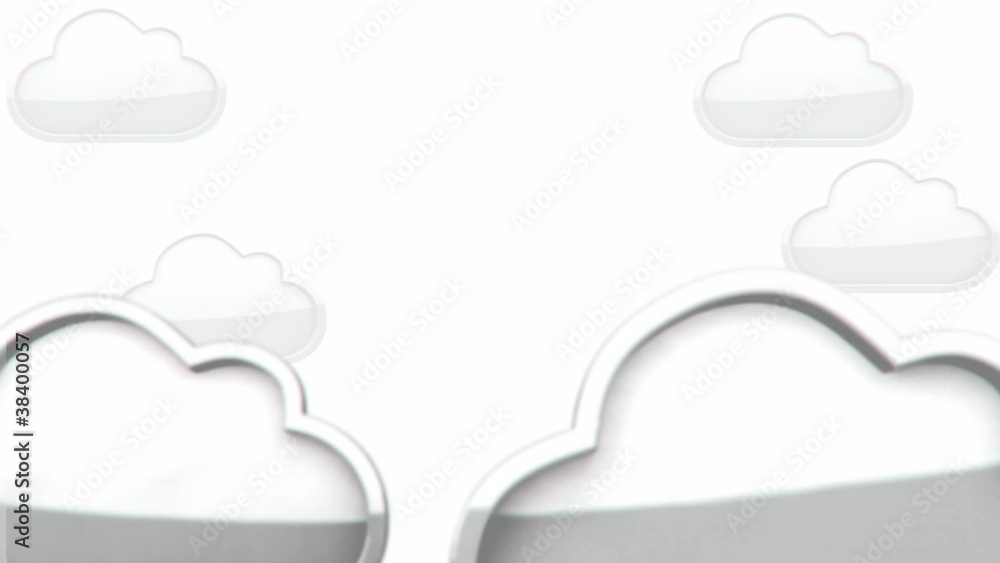 Internet Cloud animation Internet Cloud animation