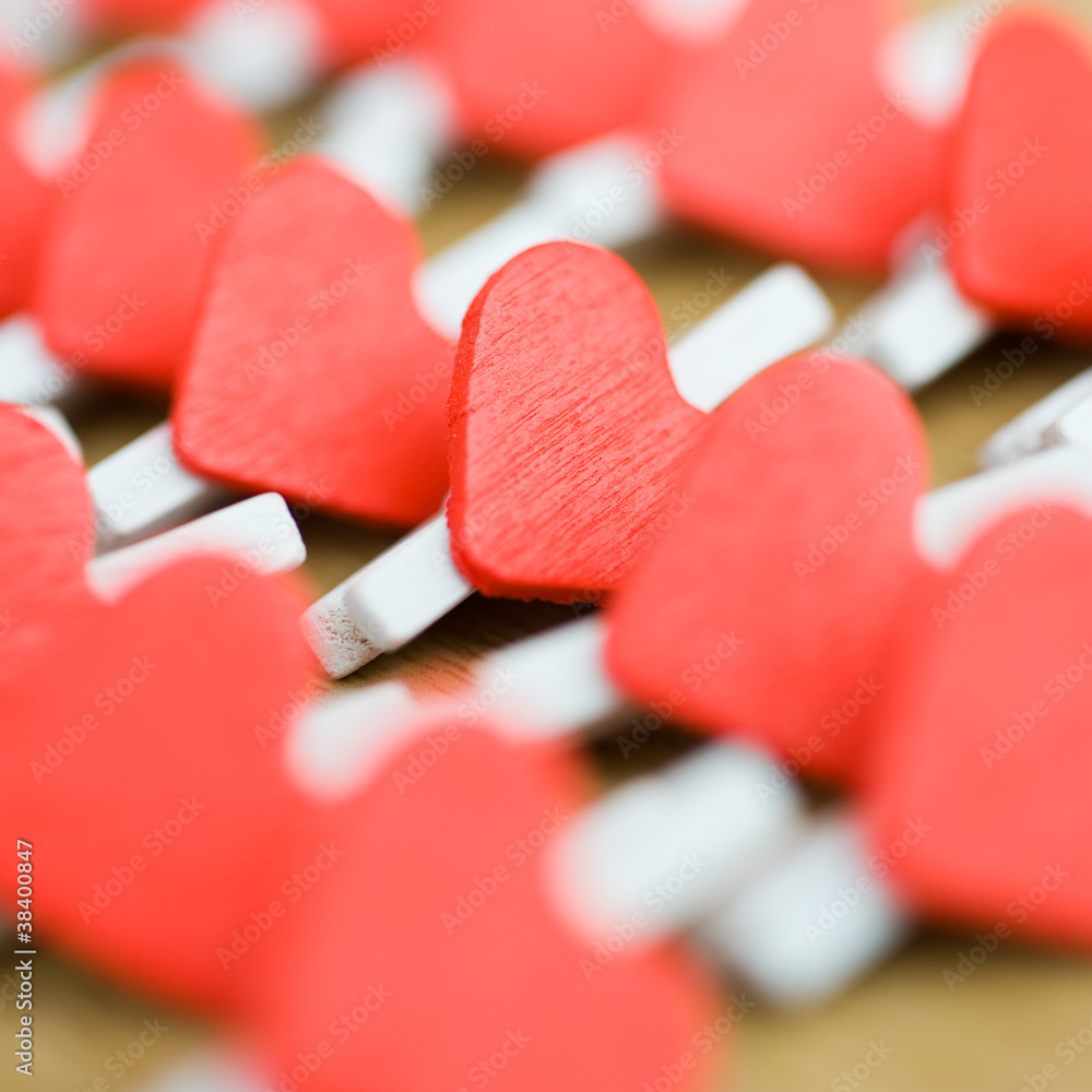 Obraz premium red hearts