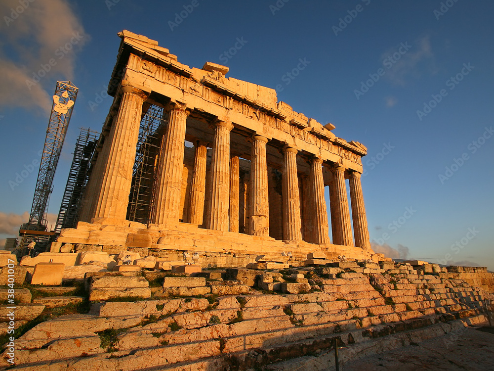 Obraz premium Parthenon on the Acropolis, Athens Greece
