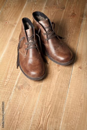 Brown shoes