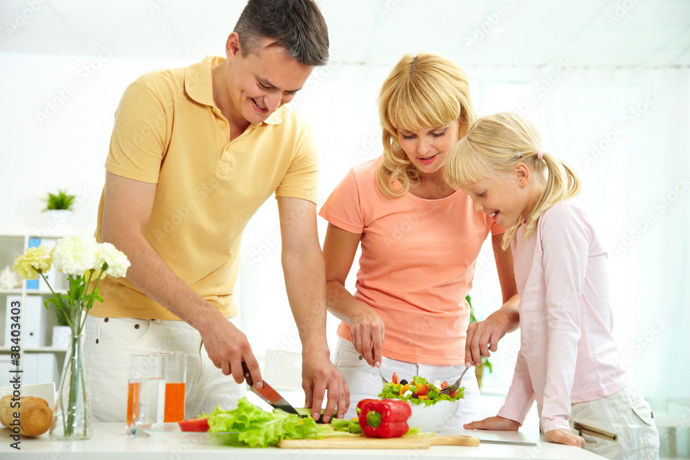 Cooking together