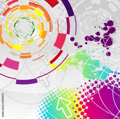 Abstract illustration circular