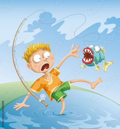Horrible Fishing Accident