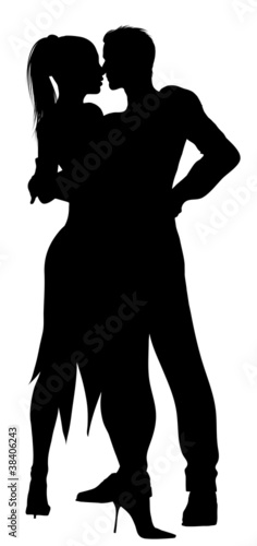 dancers silhouette