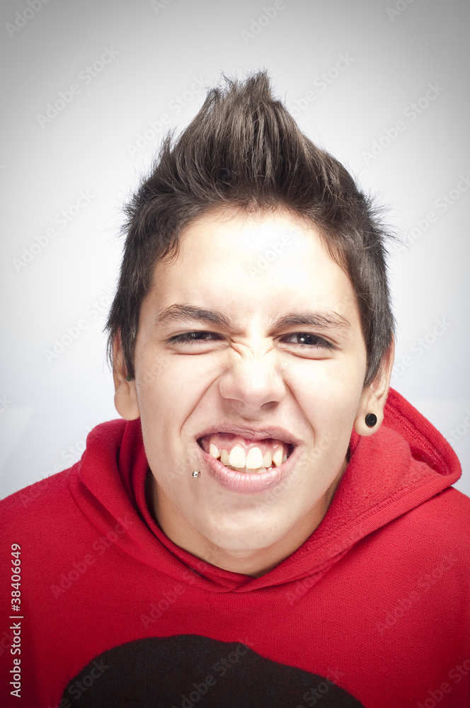 Portrait of a teenager