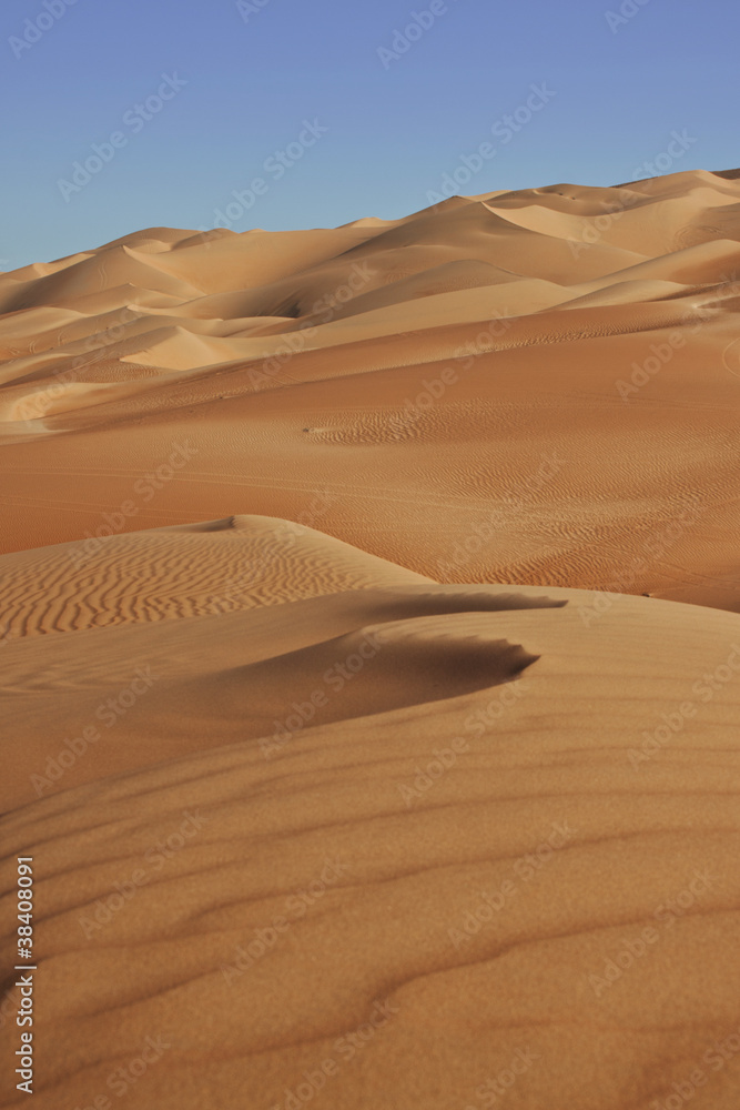 carved sand dunes