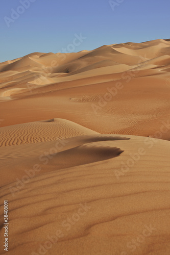carved sand dunes