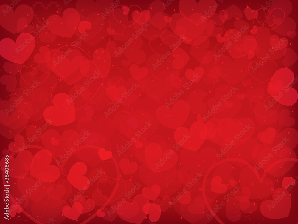 Valentine's day background with hearts Valentine's day background with hearts