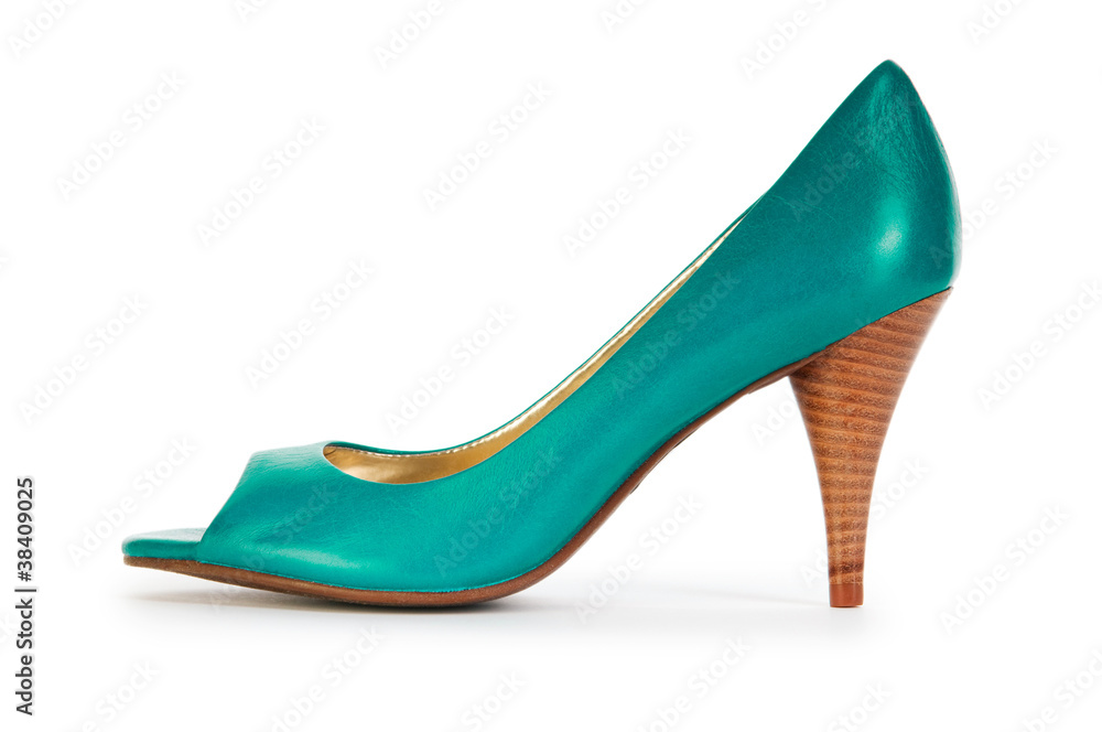 Female shoes in fashion concept Female shoes in fashion concept