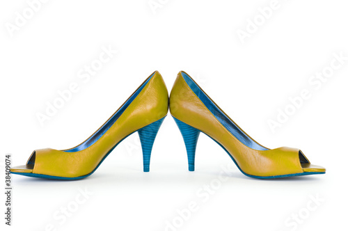 Female shoes in fashion concept