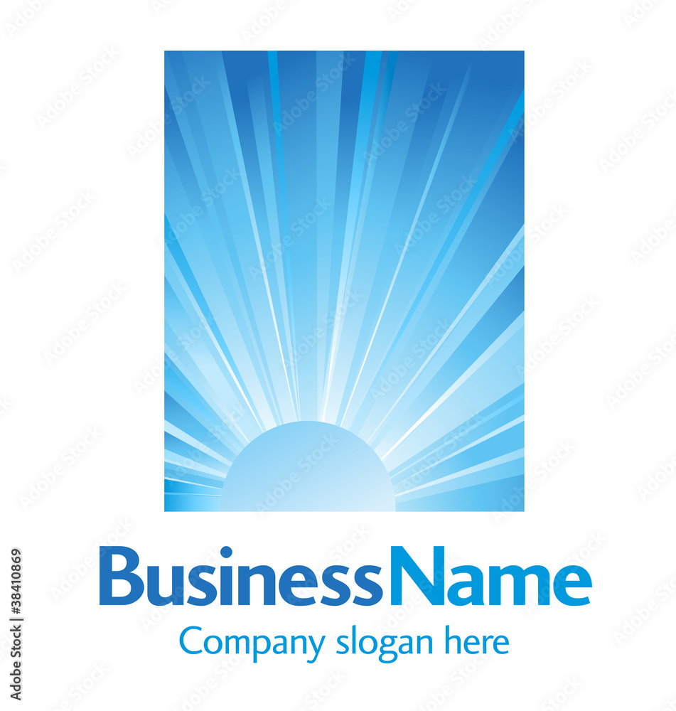 Blue Sky Thinking Logo Stock Vector Adobe Stock