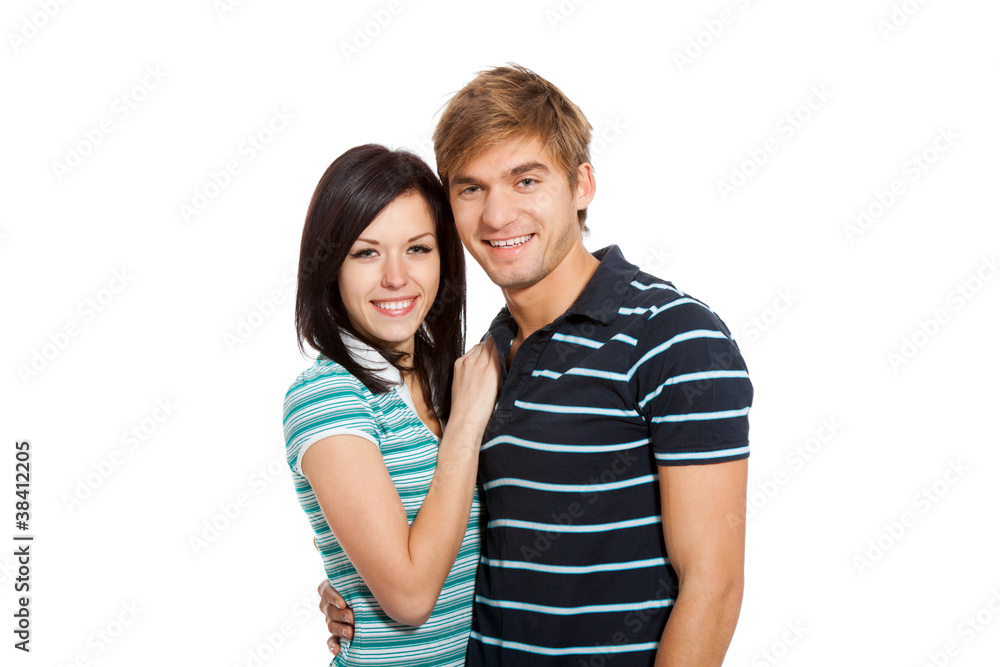 Young happy couple love smiling Young happy couple love smiling