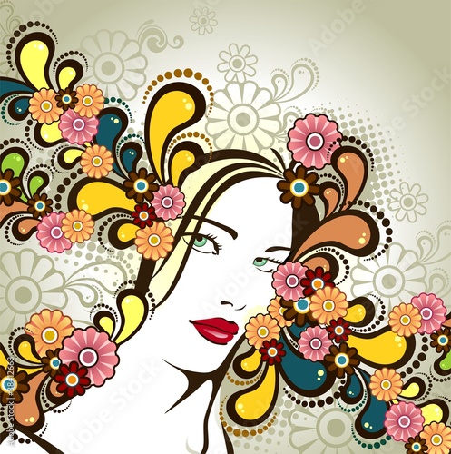 Women's hair flower
