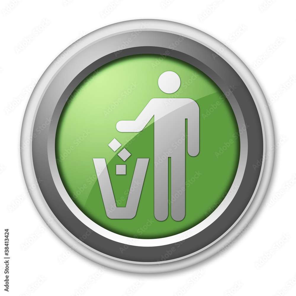 Green 3D Style Button Green 3D Style Button