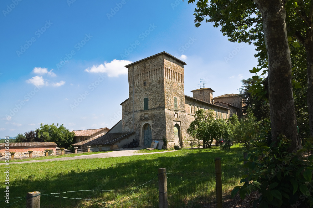 Castle of Panocchia. Emilia-Romagna. Italy. Castle of Panocchia. Emilia-Romagna. Italy.