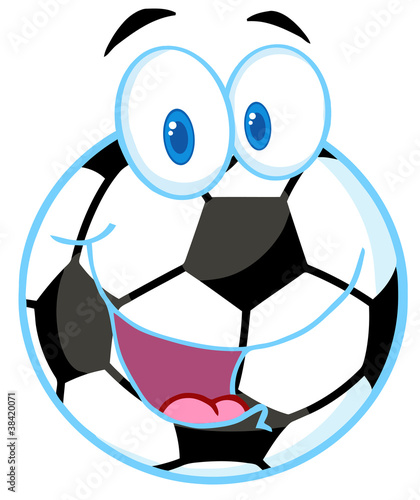 Cartoon Soccer Ball