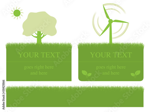 Vektor Set (3) *** Natur Windrad