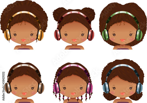 Headphones set