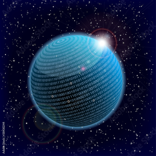 binary data sphere
