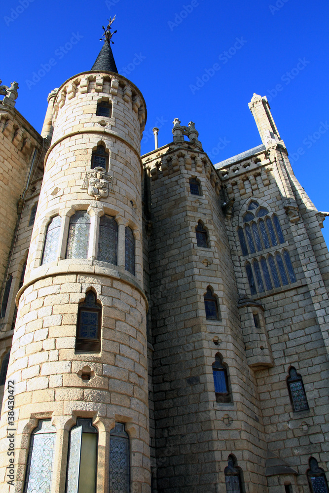 Gaudi palace (Astorga, Spain)