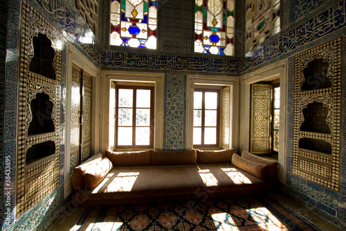 Photos Turkey Sultan room details inside Topkapi Palace, Istanbul