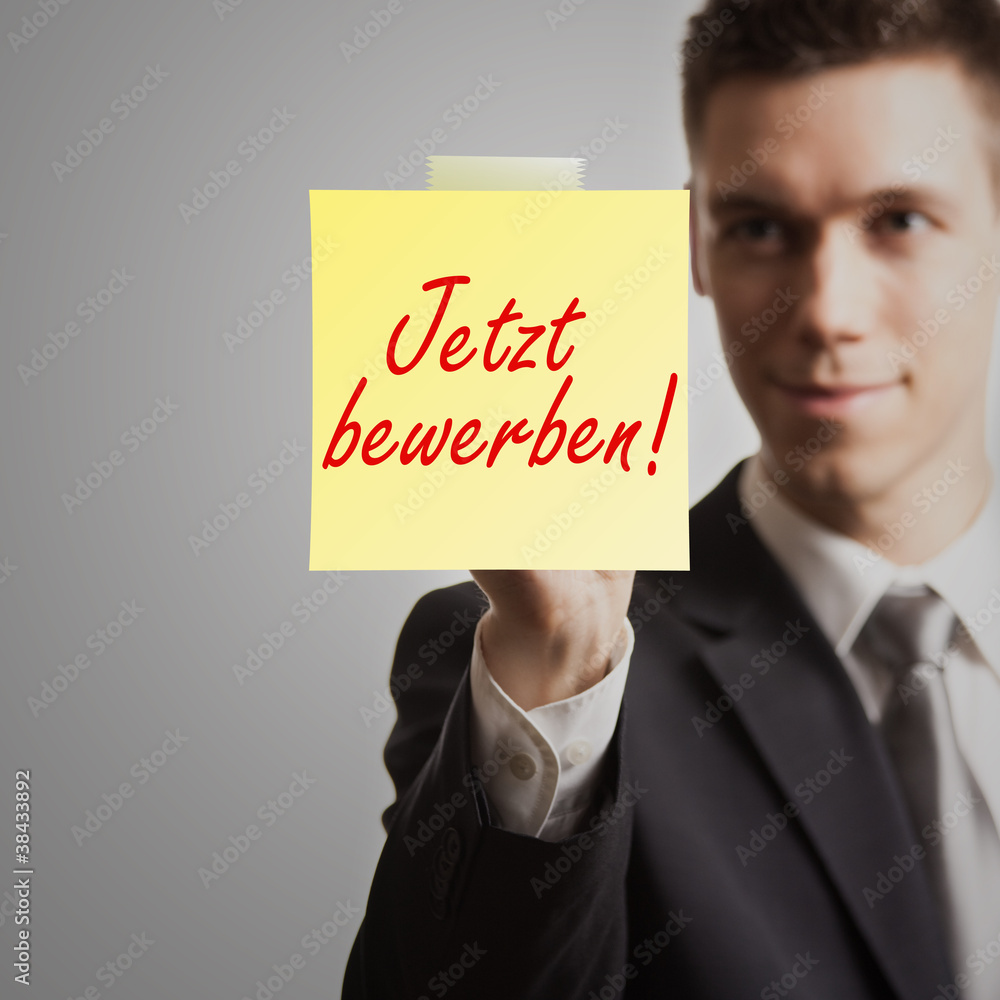 Jetzt bewerben! Jetzt bewerben!