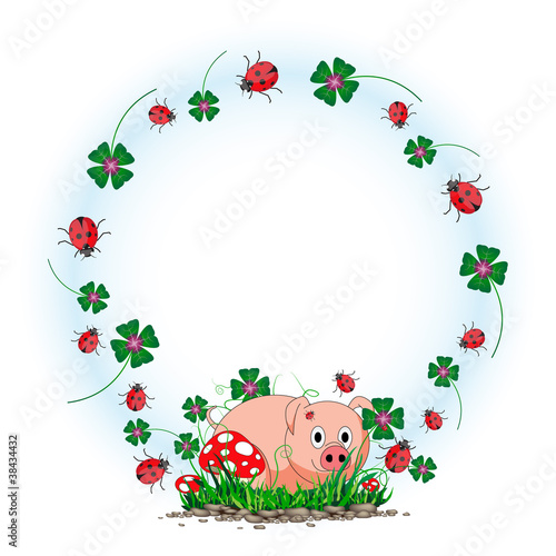 gluecksbringer rahmen sau