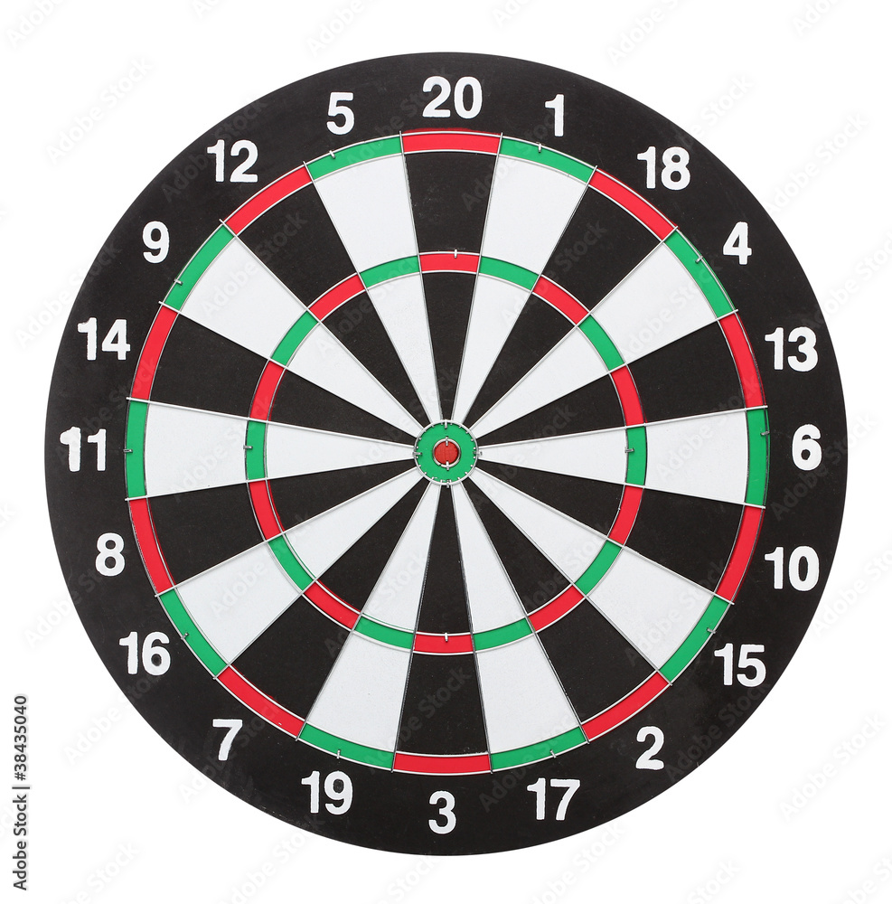 Dartboard bull´s eye. Isolated on white background Dartboard bull´s eye. Isolated on white background
