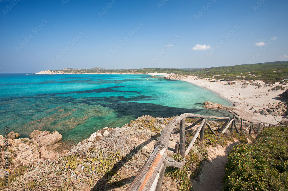 Naklejka premium Spiaggia Rena Majori
