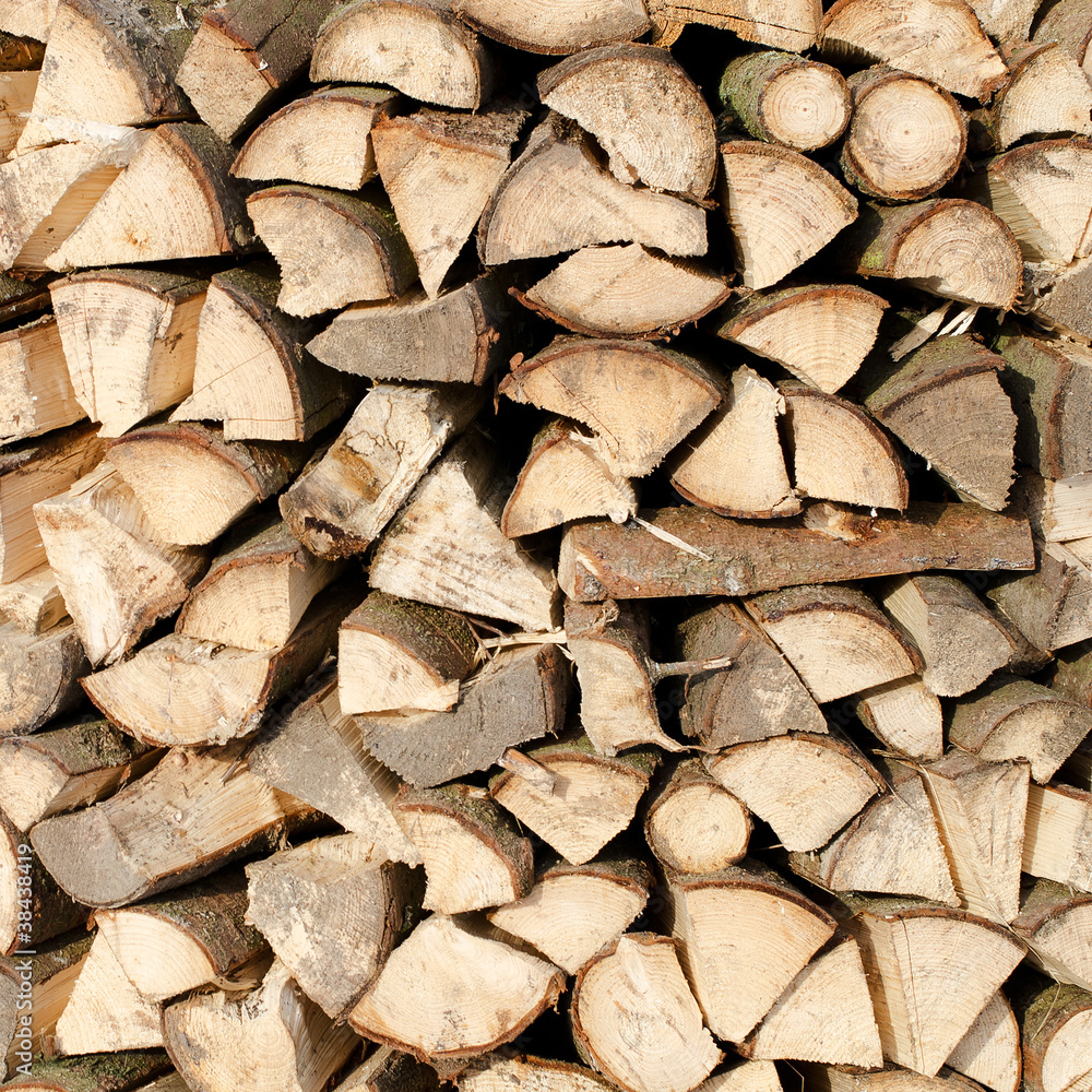 Woodpile of fire wood Woodpile of fire wood
