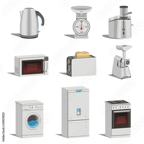 home equipment icons