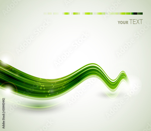 abstract  green  swift line