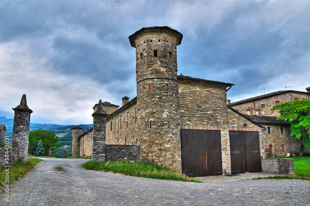 Castle of Golaso. Varsi. Emilia-Romagna. Italy.