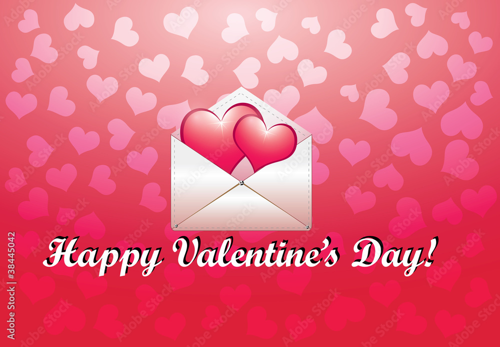 Love Letter-Valentine's Day Background