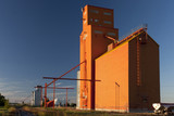 Orange Grain Elevator