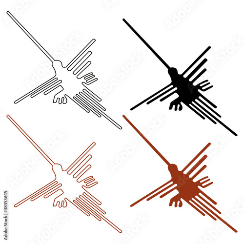 Nazca Lines Set - Vector illustration