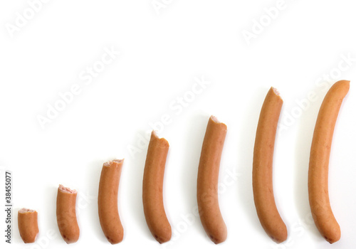 Bild auf Leinwand Wurstparade