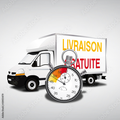 vecteur livraison gratuite