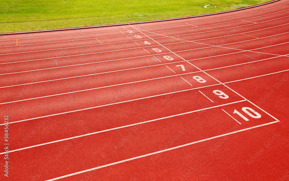 Fototapeta premium running track
