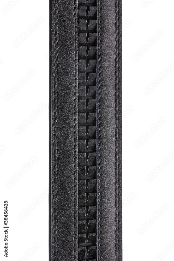 men's leather belt isolated on white men's leather belt isolated on white